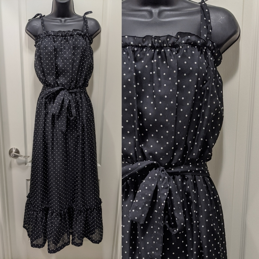70s vintage maxi dress